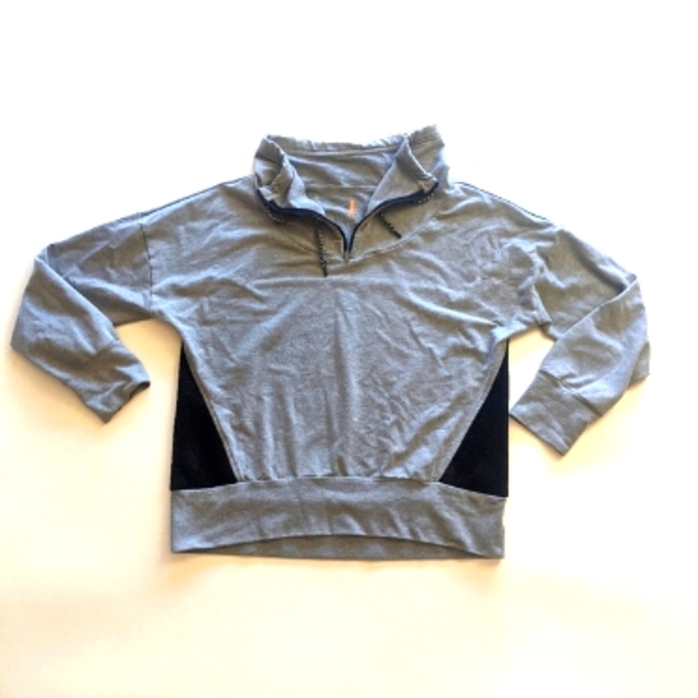 Lucy Quarter Zip Funnel Neck Sweatshirt